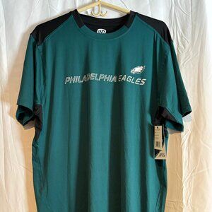 Philadelphia Eagles Men’s Graphic Performance Tee Green Black Size XL